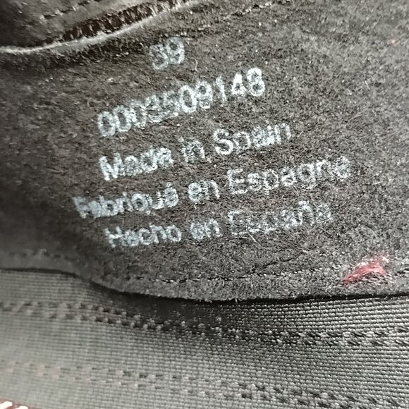 FREE PEOPLE Cheslea Cherry Chocolate Leather Lug Ankle Boots Women EU39 / US8.5 - Picture 15 of 16